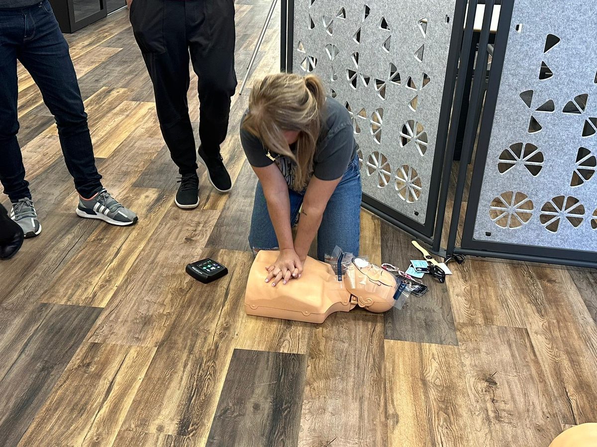 Emergency First Aid at Work training in London